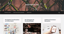 Desktop Screenshot of mikropolis.org