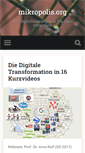 Mobile Screenshot of mikropolis.org
